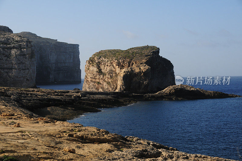 Dwejra Gozo,马耳他群岛。